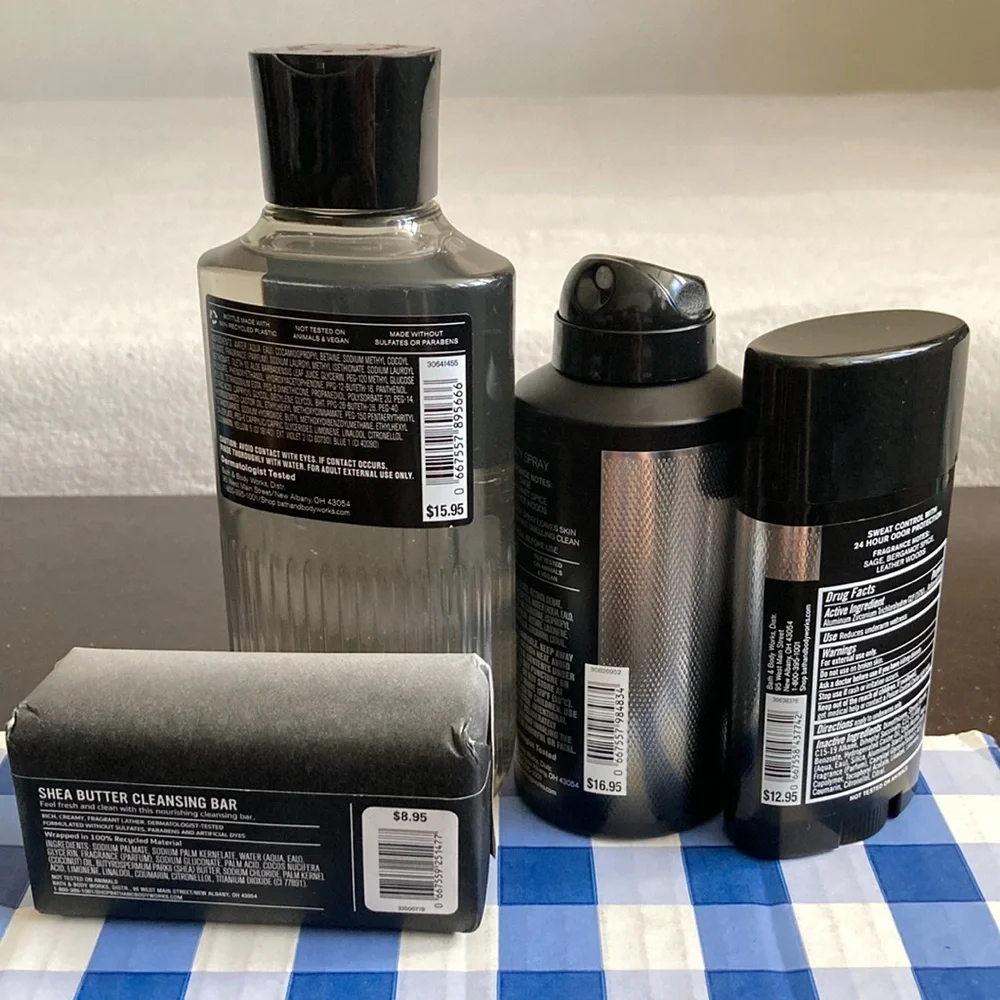 BBW Graphite shower set